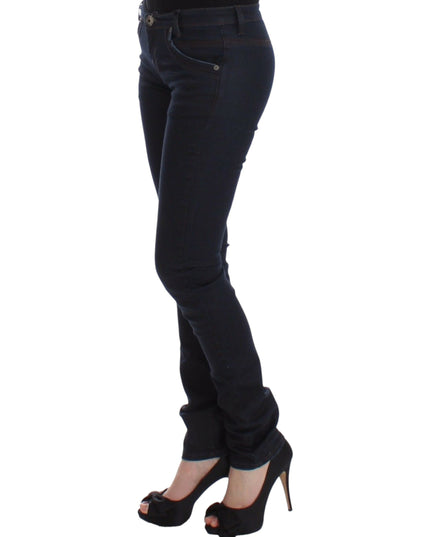 Ermanno Scervino Blue Slim Jeans Denim Pants Skinny Leg Stretch