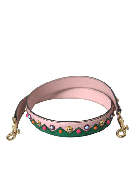 Dolce & Gabbana Pink Leather Handbag Accessory Shoulder Strap