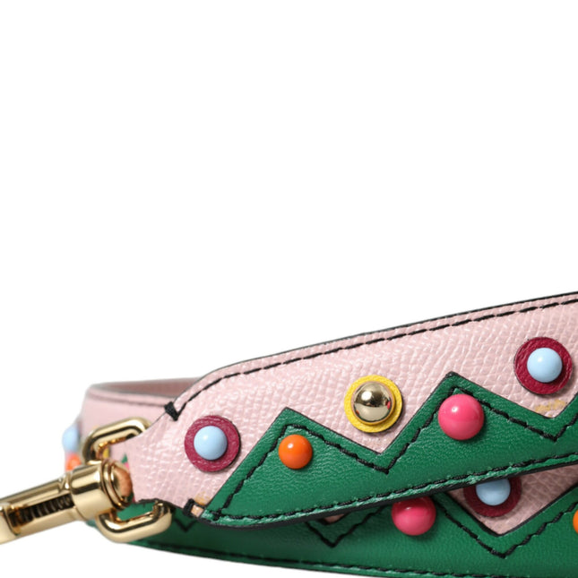 Dolce & Gabbana Pink Leather Handbag Accessory Shoulder Strap