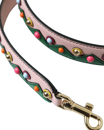 Dolce & Gabbana Pink Leather Handbag Accessory Shoulder Strap