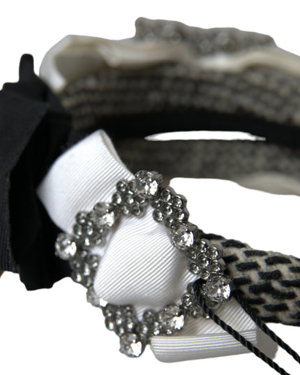 Dolce & Gabbana Multicolor Crystal Embellished Women Headband Diadem