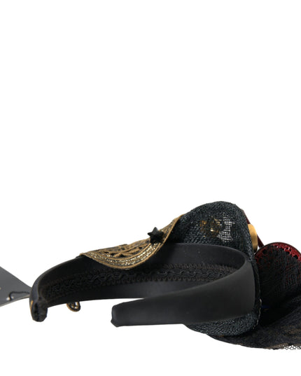 Dolce & Gabbana Multicolor Missile Rocket Crystal Stars Headband Diadem