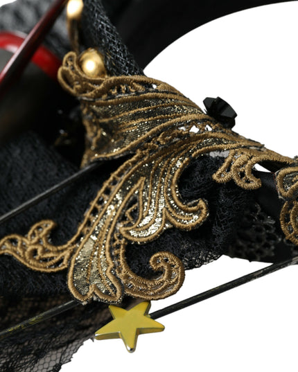 Dolce & Gabbana Multicolor Missile Rocket Crystal Stars Headband Diadem