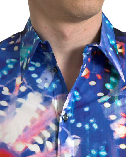 Dolce & Gabbana Multicolor Luminarie Slim MARTINI Shirt