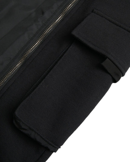 Dolce & Gabbana Black Cotton Blend Skinny Pants