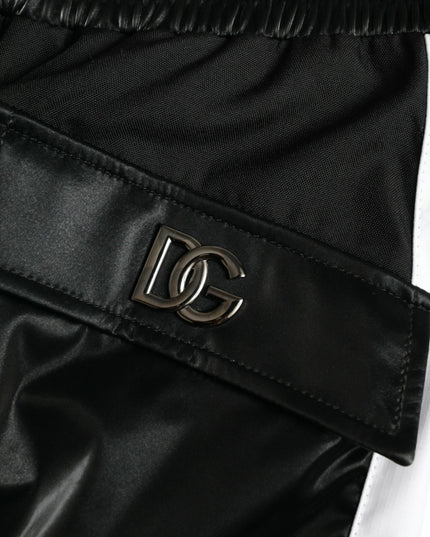 Dolce & Gabbana Black Nylon Cargo Jogger Men Sweatpants Pants