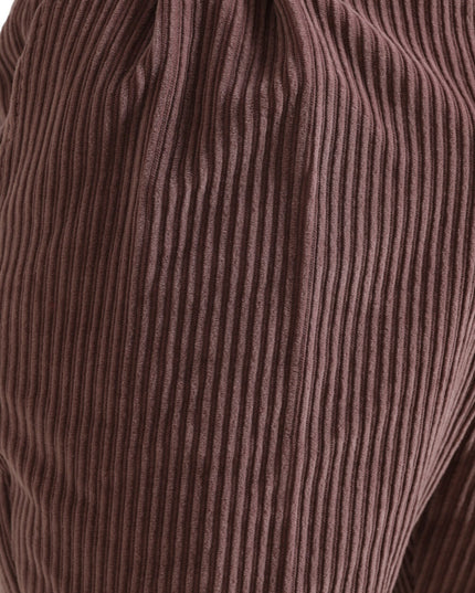 Dolce & Gabbana Purple Corduroy Cotton Stretch Skinny Pants