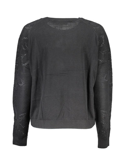 Desigual Black Cotton Sweater
