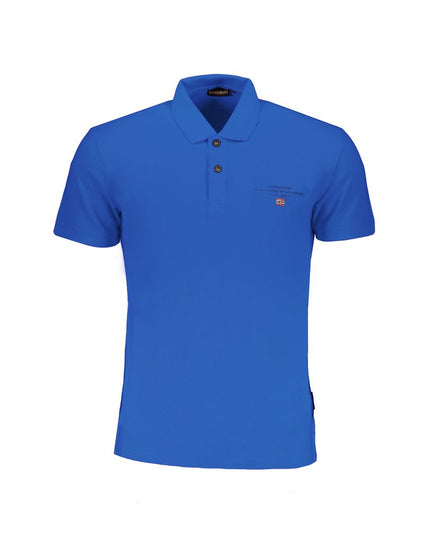 Napapijri Blue Cotton Polo Shirt