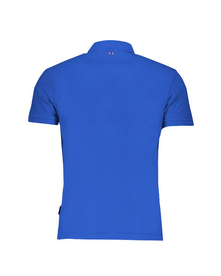 Napapijri Blue Cotton Polo Shirt