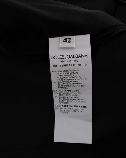 Dolce & Gabbana Multicolored Striped Sequined Stretch Dress