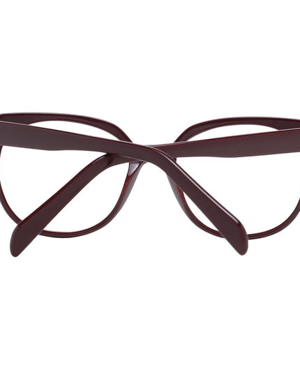 Emilio Pucci Burgundy Plastic Glasses (Frames)