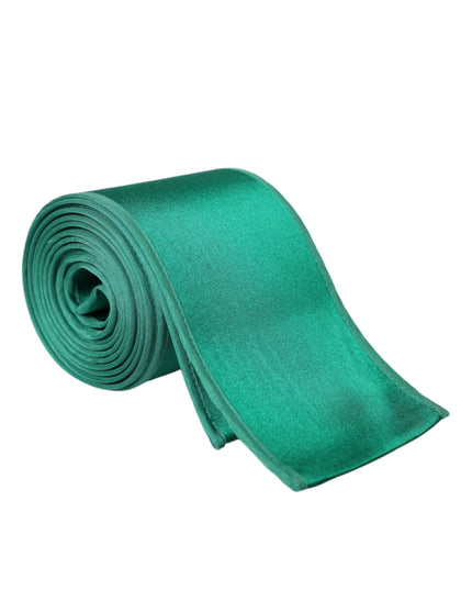 Dolce & Gabbana Green Silk Satin Waist Women Belt