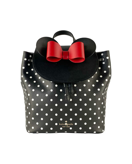 Kate Spade Disney Minnie Mouse Medium Leather Backpack Bookbag Bag