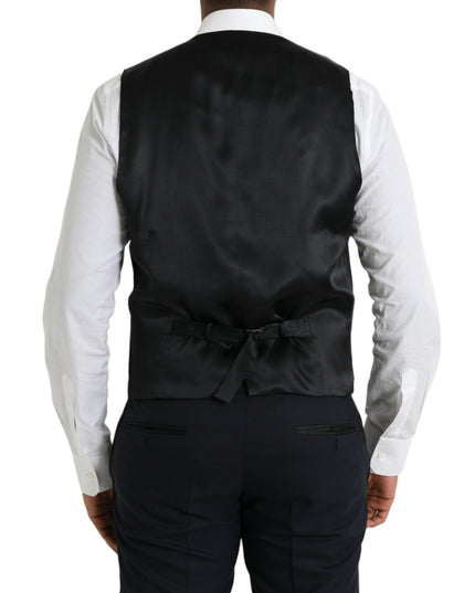 Dolce & Gabbana Dark Blue MARTINI Wool Formal 3 Piece Suit