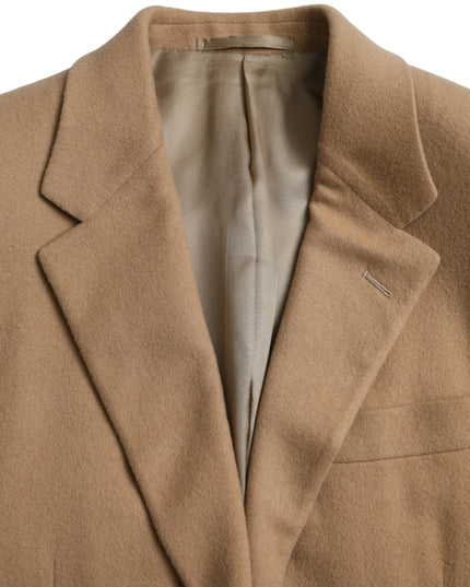 Prada Brown Cashmere 2 Piece Single Breasted Suit