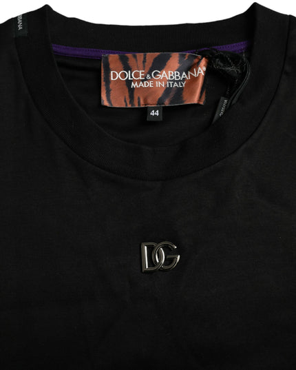 Dolce & Gabbana Multicolor Tiger Print Cotton Short Sleeves T-shirt