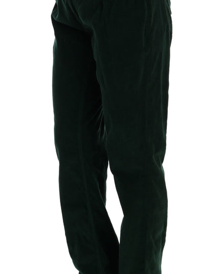 Dolce & Gabbana Green Cotton Corduroys Jeans
