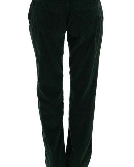 Dolce & Gabbana Green Cotton Corduroys Jeans