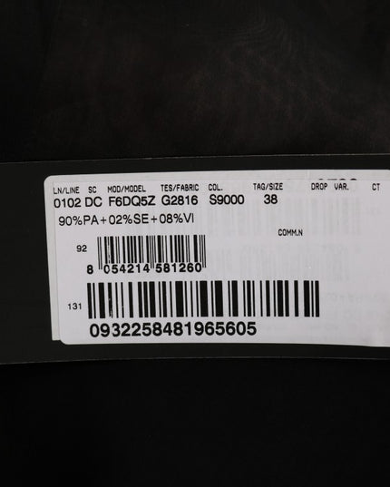 Dolce & Gabbana Black Pink Silk Applique Shift Dress