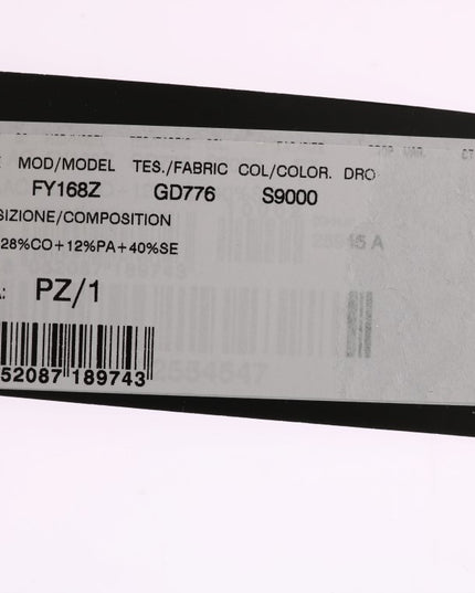 Dolce & Gabbana Black White Floral Lace Crystal Hair Claw