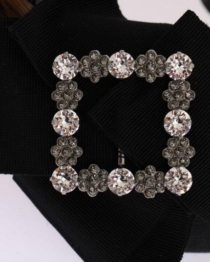 Dolce & Gabbana Clear Crystal Brown Hair Headband