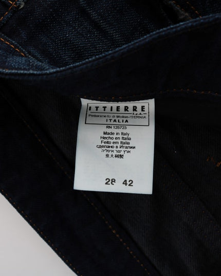 Costume National Blue Cotton Regular Fit Denim Jeans