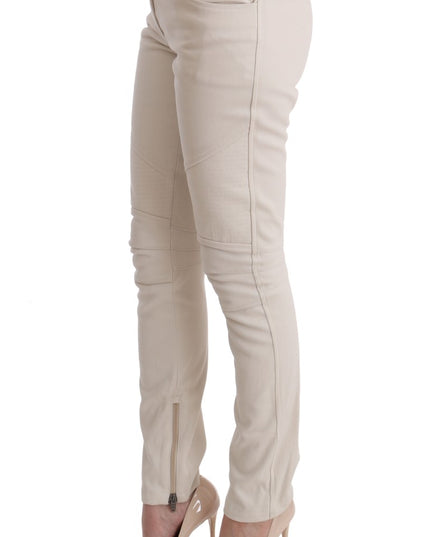 Ermanno Scervino White Slim Fit Casual Jeans