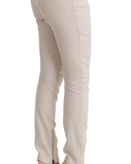 Ermanno Scervino White Slim Fit Casual Jeans