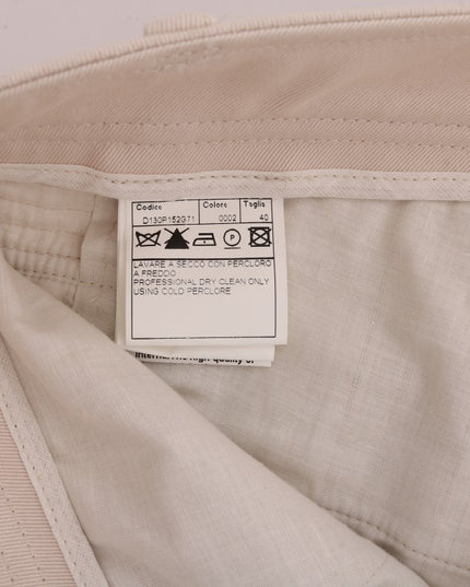 Ermanno Scervino White Slim Fit Casual Jeans