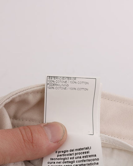 Ermanno Scervino White Slim Fit Casual Jeans