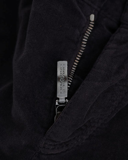 Ermanno Scervino Brown Cotton Cropped Casual Pants