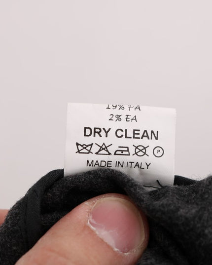 Ermanno Scervino Gray Virgin Wool Skinny Casual Pants