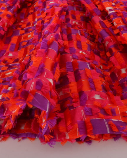 Dolce & Gabbana Pink Patterned A-line Above Knees Dress