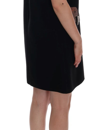 Dolce & Gabbana Black I AM A PRINCESS Crystal Shift Dress
