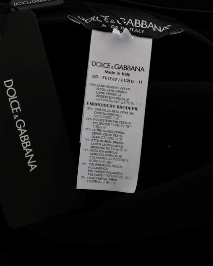 Dolce & Gabbana Black I AM A PRINCESS Crystal Shift Dress