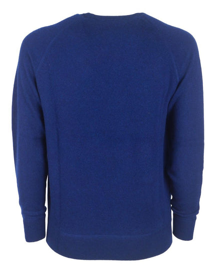 Emilio Romanelli Blue Cashmere Men Sweater