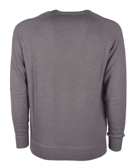Emilio Romanelli Gray Cashmere Men Sweater