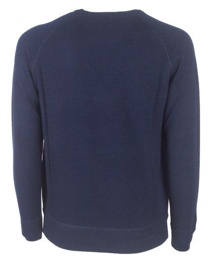 Emilio Romanelli Blue Cashmere Men Sweater