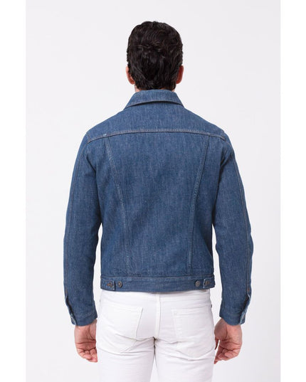 Don The Fuller Blue Cotton Men Jacket