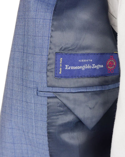 Made in Italy Blue Wool Men Suit