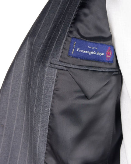 Made in Italy Gray Wool Men's Suit