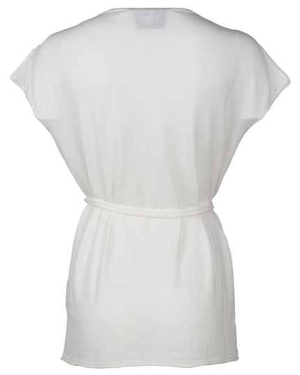 Alpha Studio White Cotton Dress