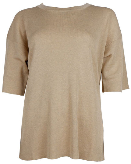 Alpha Studio Beige Viscose Sweater