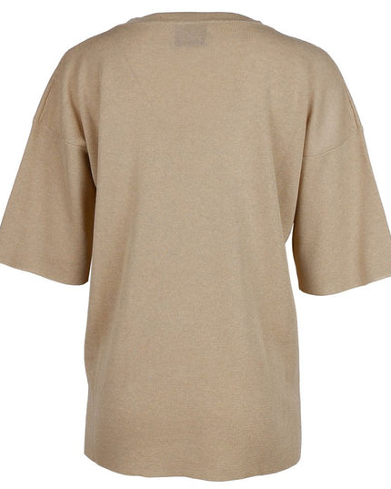 Alpha Studio Beige Viscose Sweater