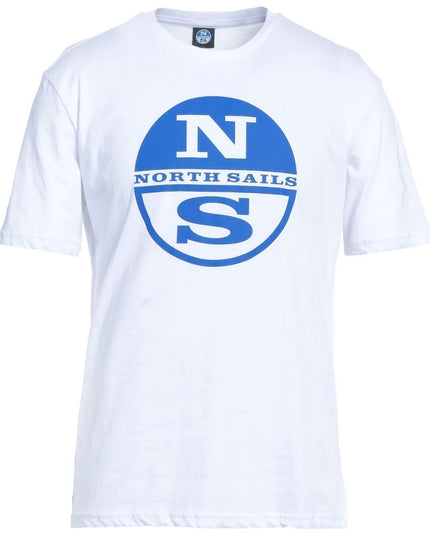 North Sails Crisp White Logo Cotton T-Shirt