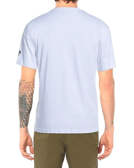 North Sails Pristine White Rubber Logo Tee