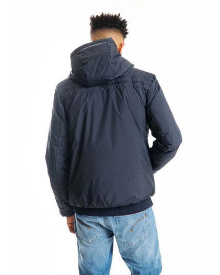 People Of Shibuya Blue Polyester Men Jacket