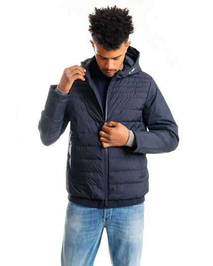 People Of Shibuya Blue Polyester Men Jacket