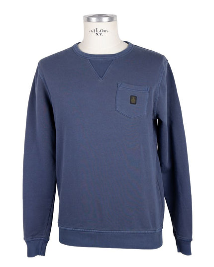 Refrigiwear Blue Cotton Men Sweater